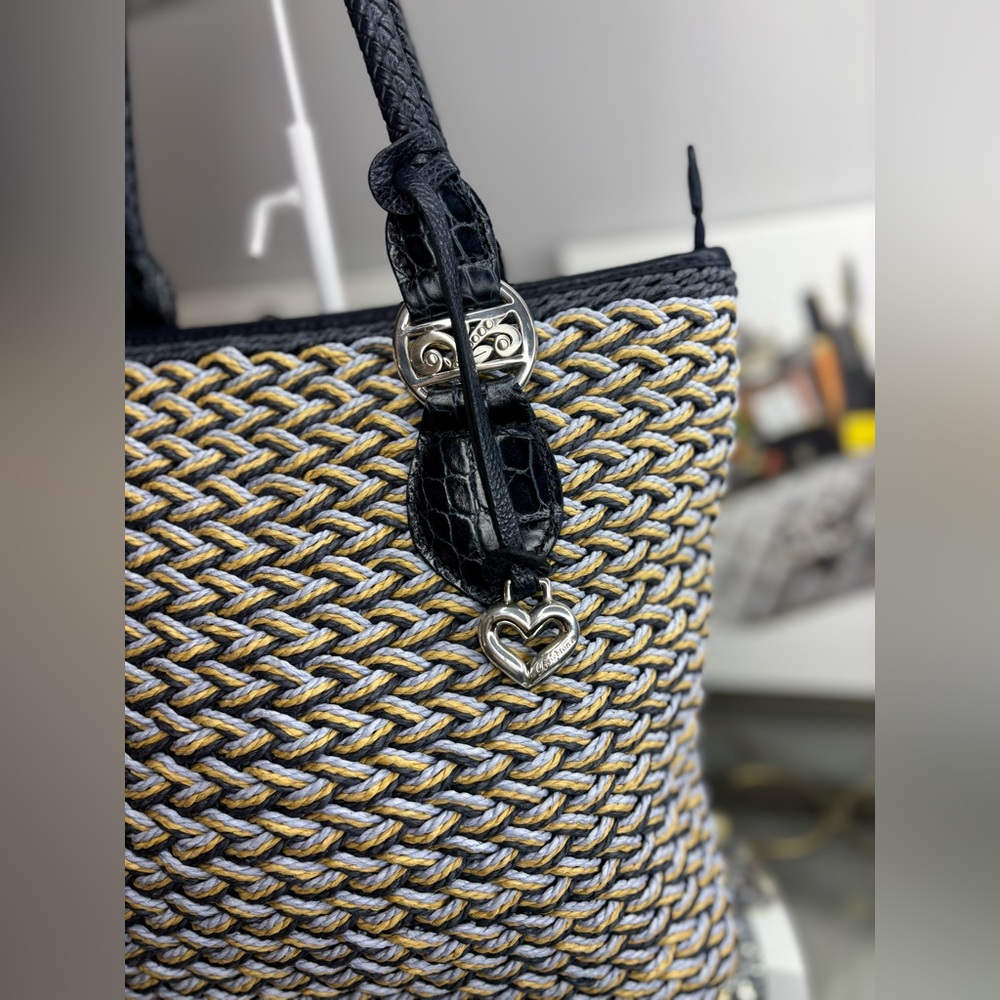 Brighton woven straw tote EUC - Picture 3 of 14